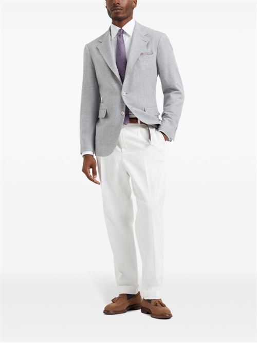 Single-breasted wool blazer BRUNELLO CUCINELLI | MN4857BTDC015